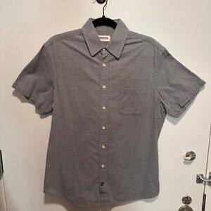 Taylor Stitch: The Short Sleeve California in Heather Slate Cord (M, size 40)